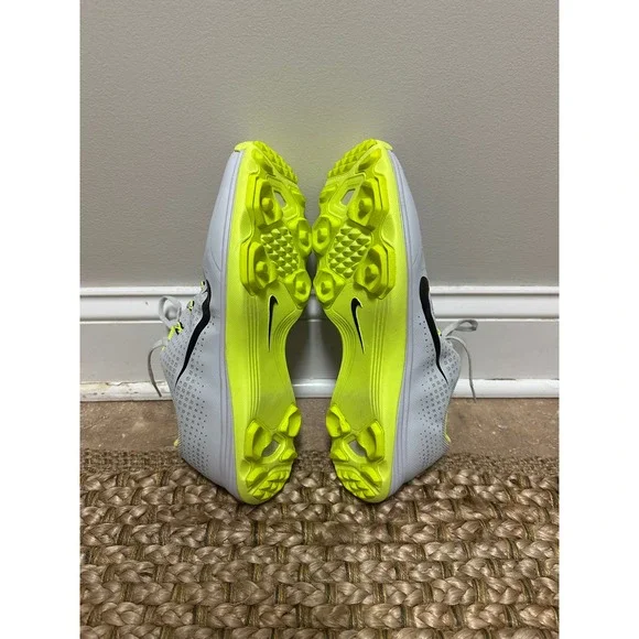 Nike Lunar Vapor Storm‎ Golf Shoes Men 11.5 Grey Neon Yellow Cleats Spikeless